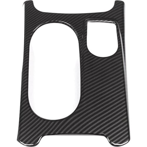 Carbon Fiber Car Center Console Cup Holder Cover Trim for Mercedes Benz A GLA CLA Class W176 X156 C117 RHD