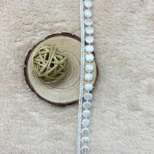 Free Shipping 30yds 1cm Black White Water Soluble Lace Fabric Decoration Garment Accessories Necklace Hair Accessories Lace Trim