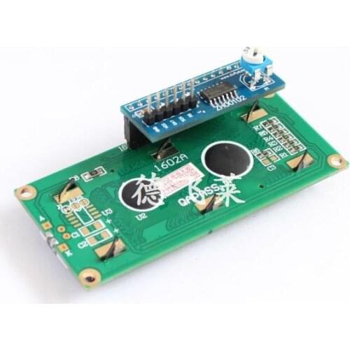 Free Shipping! 51 development board 1602 screen module LCD adapter board serial communication