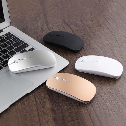 Wireless Mouse Computer Bluetooth mouse Silent Rechargeable Optical Laptop PC For Home Office use work game Portable Pad mouse