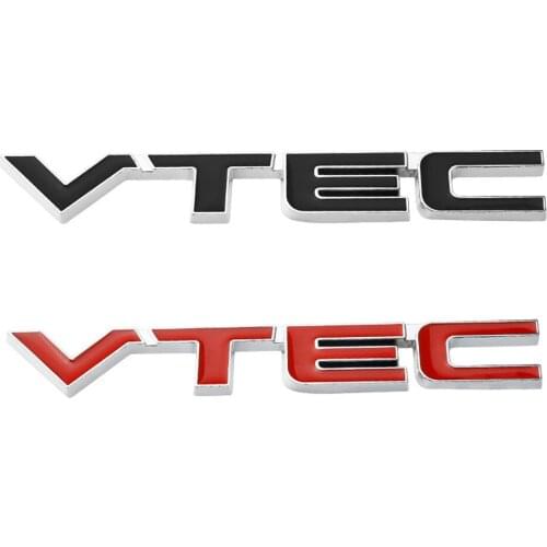 For Honda Civic Car Styling Metal Sticker Refit Decal Fender rear Tail Trunk Car Letters Emblem Badge Decoration cover Sticker