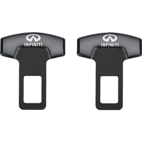 For Infiniti FX35 Q50 Q30 ESQ QX50 QX60 QX70 EX JX35 G35 G37 EX3 Safety Belt Buckles Car Seat Safty Belt Alarm Canceler 2pcs
