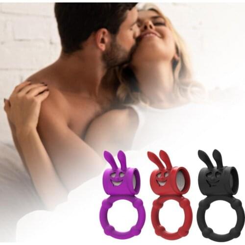 OLO Couple Sexy Toys, Elastic Delay Ring, Vibrating Cock Stretchy Intense Clit Stimulation, Premature Ejaculation Lock Vibrator