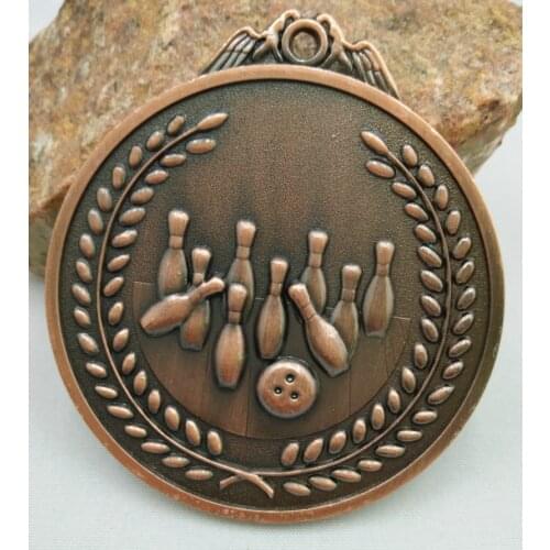 Bowling Trophy Small Medals Gifts Award School Sports Game Communication Ability/self-confidence Developing Unisex Gymnastics