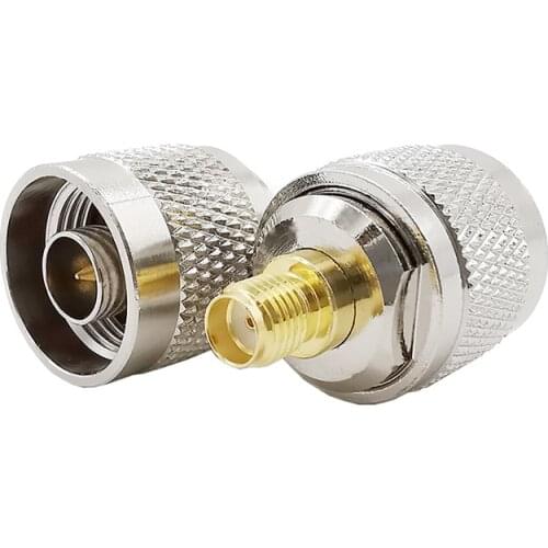 1PCS N Type to SMA Adapter N Male Plug to SMA Female Jack RF Coaxial Connector for Cell Phone Mobile Signal Booster Repeater