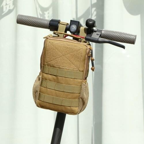 Nylon Bicycle Front Tube Frame Bag Scooter Handlebar Camera Mobile Phone Pouch Biking Portable Dustproof Cycling Parts