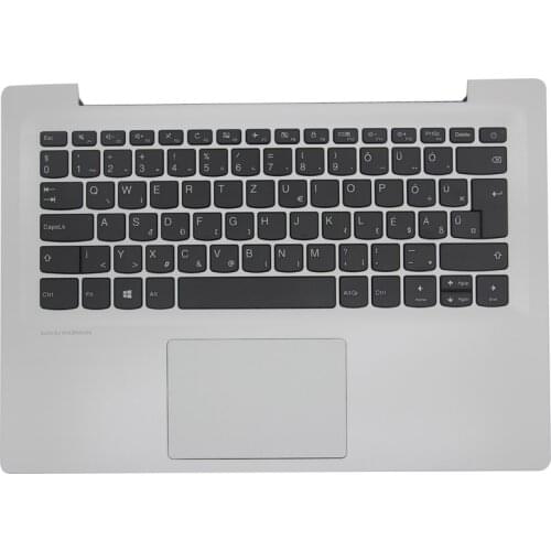 NEW laptop Palmrest FOR Lenovo Ideapad 310-14 310-14ISK C Case Silver Touch Pad Keyboard Hungary 5CB0N78316