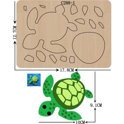 New tortoise Wooden die Scrapbooking C-288-1 Cutting Dies Compatible with most die cutting machines