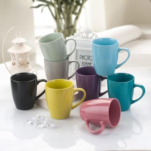 SPSCO 50/lot 11oz solid color glossy mug with personalised and customized logo