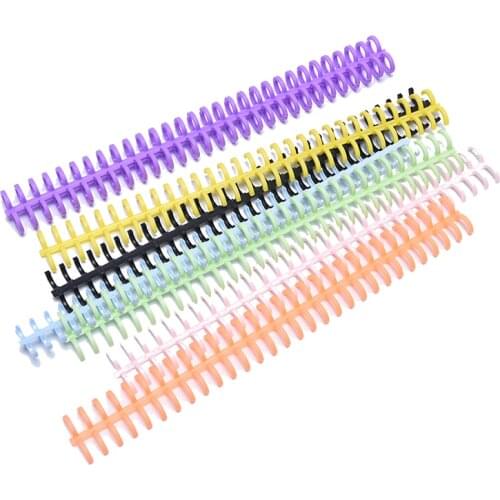 5Pcs/pack Loose Leaf Rings 30 Holes Loose leaf Binder Spiral Rings Paper Book Scrapbook Album Supplies