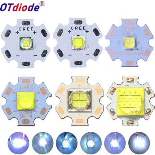 LED Beads 10W 18W 30W 36W 54W 72W Light DC3V/6V/24V XHP50/70 XHP90 XHP110 LED COB Flashlight Car Light Diving Light Source