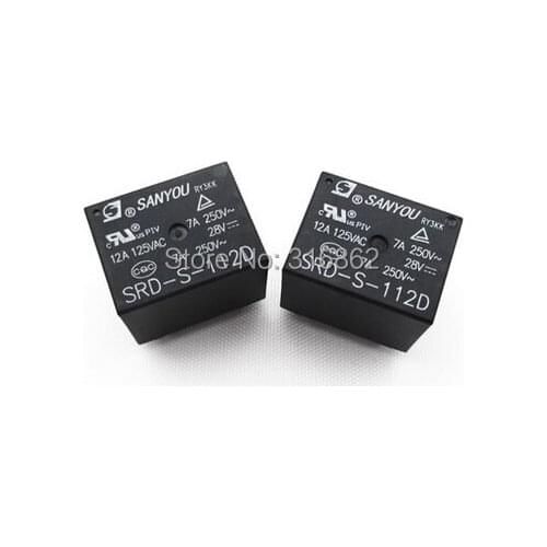SRD-S-112D SRD-S-112 10PCS/LOT 12V RELAY Free Shipping transistor diode module electronic Components kit
