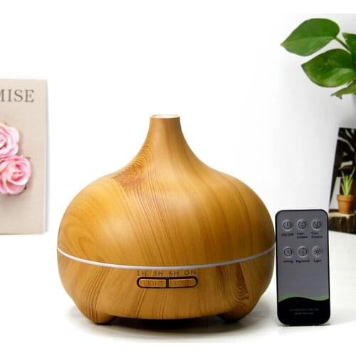 Aroma Diffuser Air Humidifier Essential Oil Diffuser 550ML Electric Aromatherapy Humidificador Ultrasonic Cool Mist LED Lamp