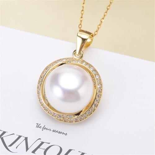 S925 Sterling Silver Screw Eye Pin Bail Top Drilled Beads End Cap For DIY Pearl Charm Pendant Connectors Jewelry Making