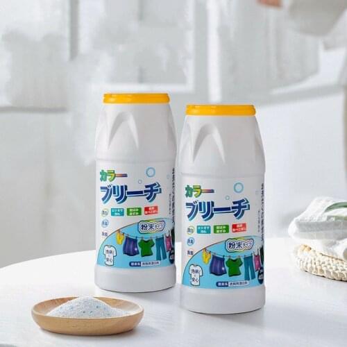 Japan Color Bleaching Powder Stain Removing Bleaching Agent General Whitening Decontamination Reducing Agent for White Clothes