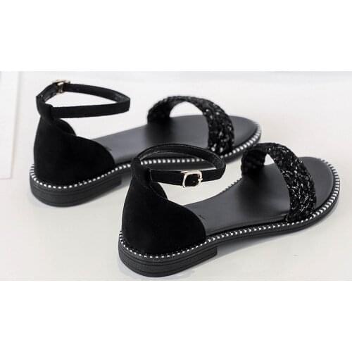 Flat Sandals Womens All-match Fairy Shoes Woven Roman Shoes Woman Sandals Platform Sandals Luxury Shoes Women Designers