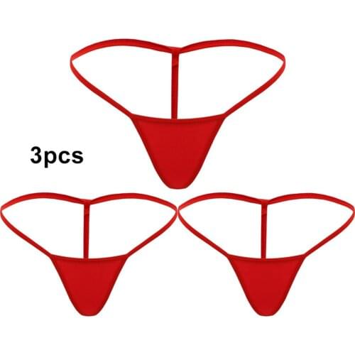 1/3PCS Women Ladies Sexy Thongs G String Tanga Panties Seamless Ultrathin Sexy Thongs Sexy G String Tanga Panties Seamless