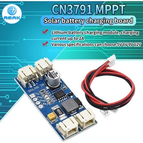 1 Cell Lithium Battery Charging 3.7V 4.2V CN3791 MPPT Solar Panel Regulator Controller Module 5V 6V 9V 12V
