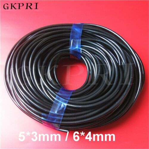 20M Quality Blak UV ink pipe 5X3MM single line for Infinity Zhongye Challenger Phaeton JHF Vista SPT Konica head UV hose/tube