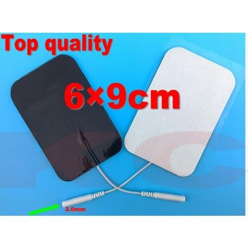 20pcs LARGE Replacement rectangular TENS ELECTRODE PADS Reusable For Massagers Tens EMS Machines Tens Unit Pads 6*9cm