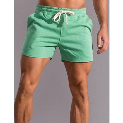 2021 Solid Summer Running Shorts Men Sports Jogging Fitness Shorts Quick Dry Mens Gym Sportswear Sport Gyms Short Pants S-4XL