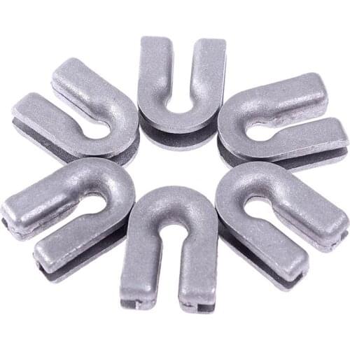 6Pcs Grass Trimmer Head Eyelet Bump And Go Nylon Grass Trimmer Head Parts For T25 T35 Brush Cutter Spare Parts Garden Tool