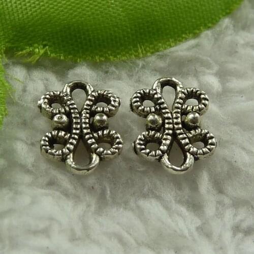600 pieces antique silver nice connectors 12x9mm #3928