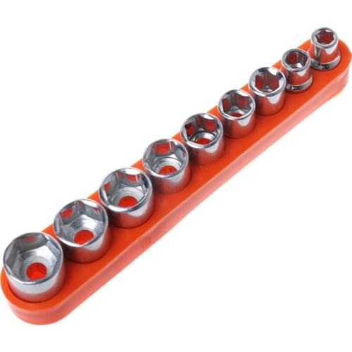 9Pcs/Set Wrench Hexagon Head DIY Fix Repair Hand Tool 5-13mm Socket Adapter Set Home Auto Car Bicycle R9JF