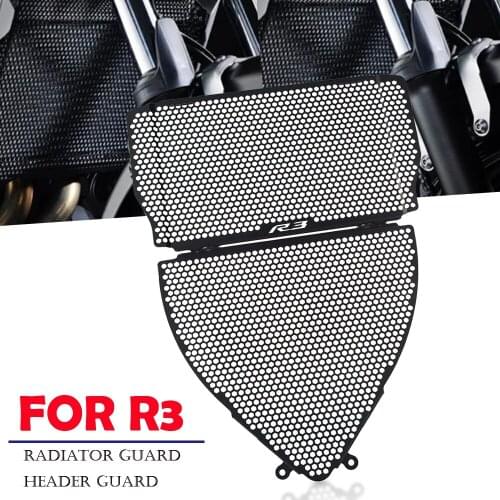 For YAMAHA YZF R3 YZF-R3 YZFR3 2015 2017 2016 2018 Motorcycle Accessories Radiator Guard Protector Grille Cover R3 Header Guard