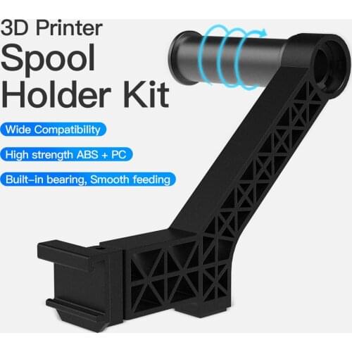 CREALITY 3D Parts Factory Supply Black High Quality Rotatable Filament Spool Holder Kit For Ender-3 Series CR-6 SE 3D Printer