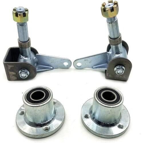 5 inch Wheel Knuckle Spindle With Wheel Hub Fit For DIY China 110cc 168 200F Go Kart Buggy Karting ATV UTV Quad Bike Parts