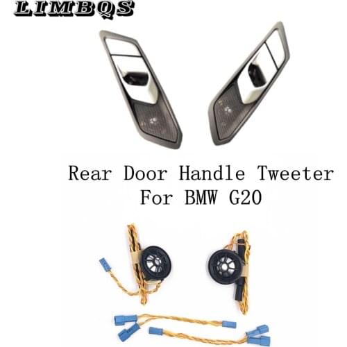 Car front rear door tweeter cover for BMW G20 2020 3 series high pitch loudspeaker shell audio trumpet head treble speaker lid
