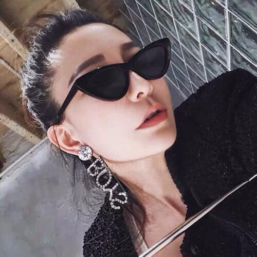 Fashion Wowen Eye Sunglasses Retro Cat Style Lady Sunglasses Eyewear Vintage Triangular Man Sun Glasses Oculos De Sol UV400