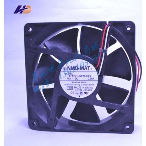 NMB 4712KL-07W-B49 12032 0.3A 120*120*32mm 3 wire cabinet fan server in 48V