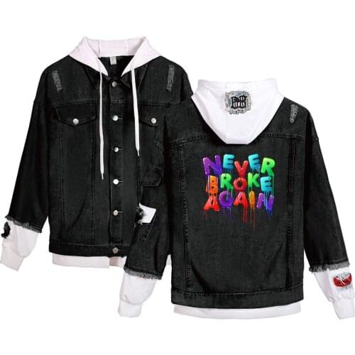 Popular YoungBoy Never Broke Again Denim Jacket Women/men Fashion Casual comfortable Denim sweatshirts Print Kpop jacket Hoodies