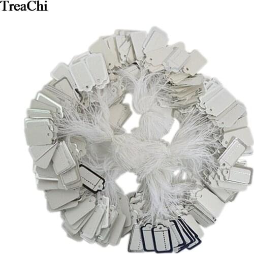 Retail Paper Jewelry Strung Tag Merchandise Clothing Jewelry Accessories Price Tag Silver Gold Convenient Strung Price Label