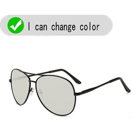 2019 Men New Driving Photochromic Sunglasses Men Polarized Chameleon Discoloration Sun glasses for men fishing sunglasses UV400