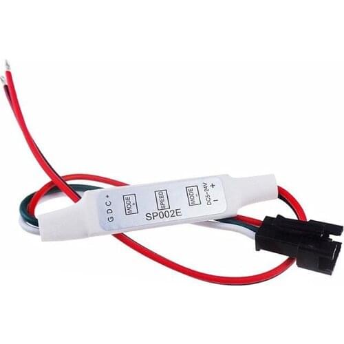 Mini 3keys LED Pixel Strip Controller WS2812B WS2811 WS2812 SK6812 UCS1903 Pixel LED Strip Light 3keys Micro-controller DC5V-24V