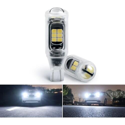 T15 W16W Led Bulbs 3030 16SMD Car Reverse Lamp Brake Backup Turn Signal Light 6000K Auto License Plate Light Car Styling White