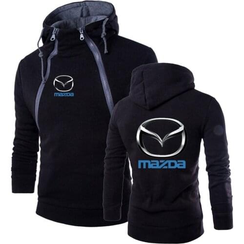 Unisex Mazda Car Logo Harajuku Hooded Sweatshirt Classic Tracksuit Warm Slim Tops Leisure Men Pullover Hoodies