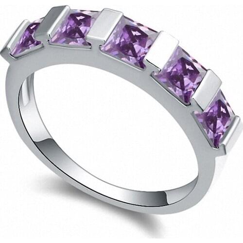 TRACYSWING Real Austrian Crystals Brand AAA Zirconia Micro Inlays Fashion Ring for women New Geometric Th-108634