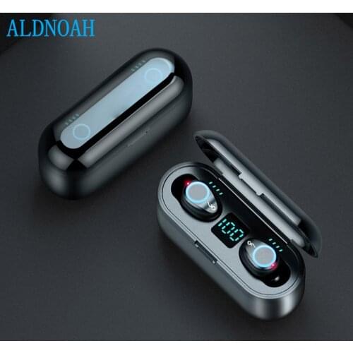 TWS Bluetooth 5.0 Earphones 2000mAh Charging Box Wireless Headphone 9D Stereo Sports Waterproof Earbuds Headsets With Microphone