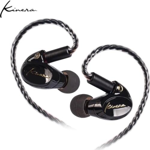 Office KINERA SEED 1DD + 1BA Hybrid Drive 3.5mm In Ear Earphone HIFI Earphone Sport Earphone Monitor Headset Earplug Detachable
