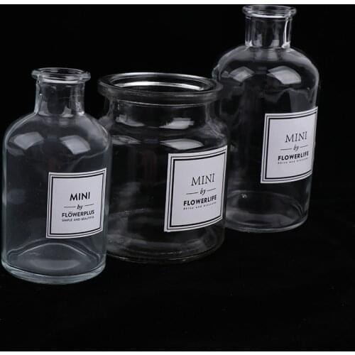 Tabletop Vase For Home For Flower Glass Arts Living Room Decoration Flower Vase Home Vase Glass Crafts Desktop Ornaments