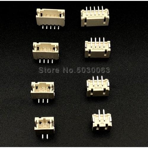 Vertical SMD Socket PH2.0 2.0mm Patch Plug Wire Connectors 2/3/4/5/6/7/8/9/10P 2.0 mm Pitch Pin Header JST TJC Connector Male