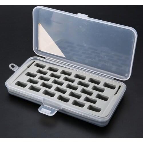 1pc Sewing Machine Bobbin Case Covers Sewing Crafts 28 Spools Transparent Storage Organizer Sewing Bobbins Case Holder