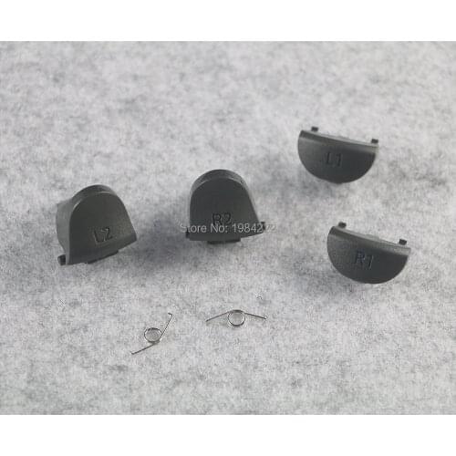 10sets/lot JDS-040 JDM-040 L1 R1 L2 R2 Trigger Buttons with Spring Repair Parts For PS4 pro controller