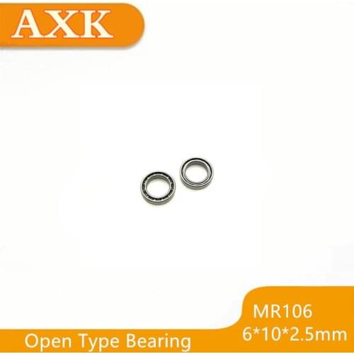 2019 New Arrival Rushed 10pcs High Quality Mr106 L-1060 Open Ball Bearing 6x10x2.5 Deep Groove Free Shipping