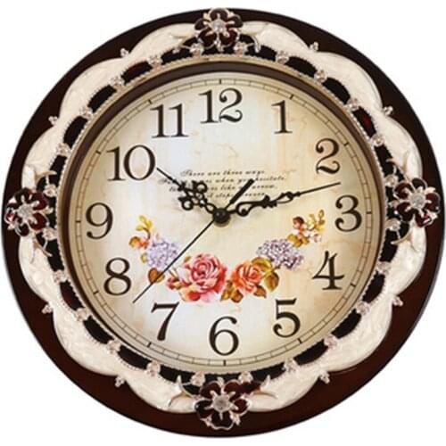 Large Silent Wall Clock Modern Design Clocks Vintage Electronic Wall Clock Kitchen Shabby Chic Farmhouse Decor Watch Home Art B9