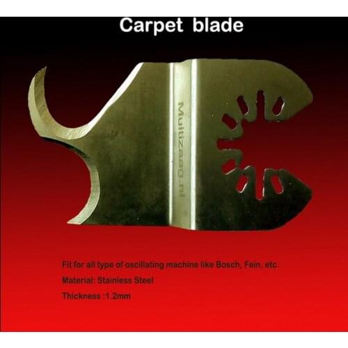 Free shipping 1PC of quick release SS made carpet saw blade matching most brands multifunctional oscillating tools